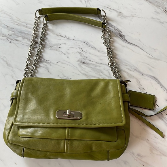 Coach Handbags - Coach women’s Chelsea crossbody or clutch light green soft supple leather